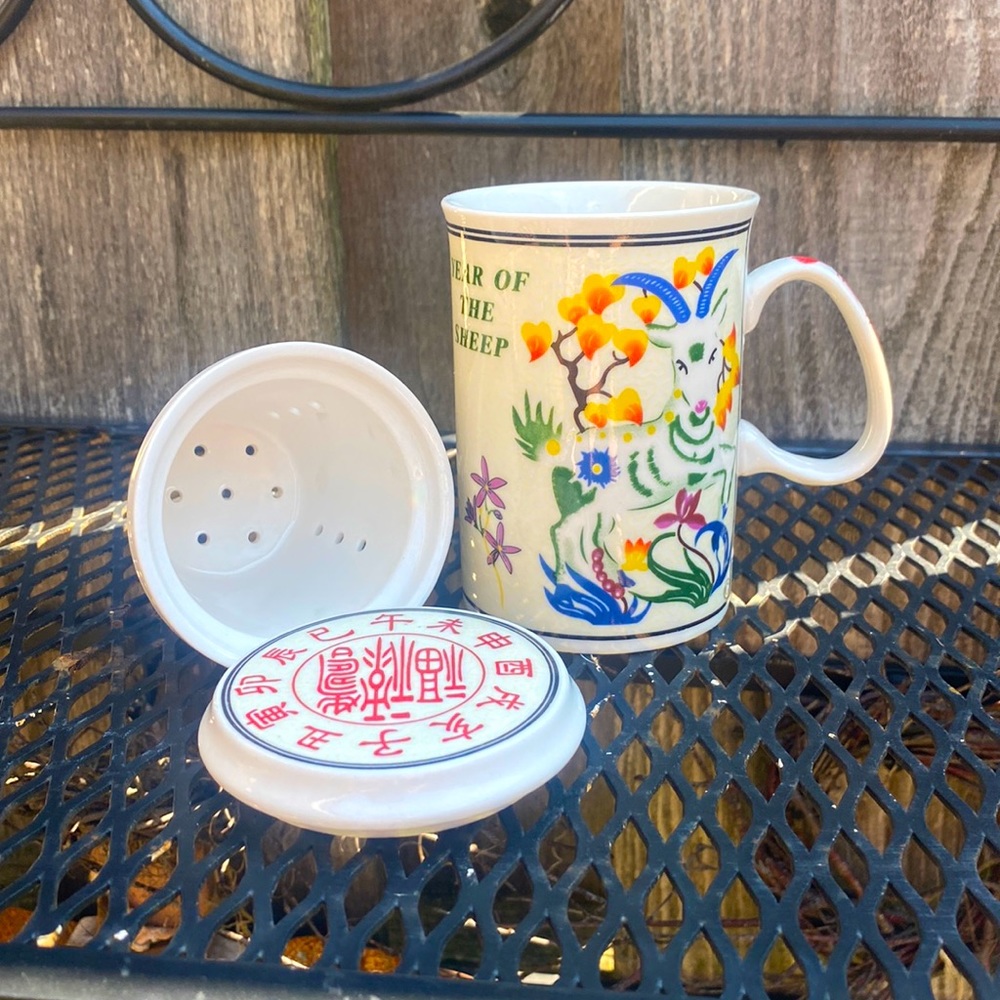 Year of the Sheep Zodiac Mug 3 pc Set